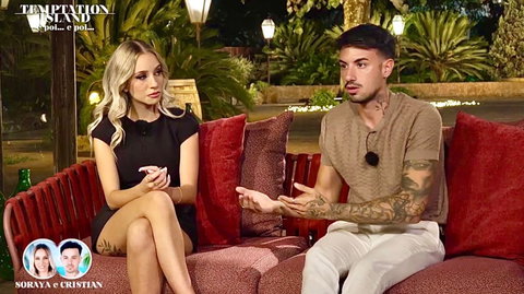 Temptation Island e poi… e poi…, secondo speciale: Cristian ammette di aver tradito Soraya poi invia un video dove si scusa preview