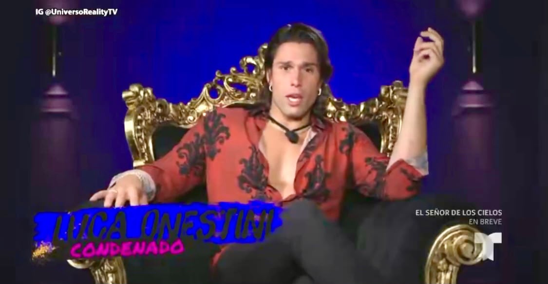 Luca Onestini sta spopolando nel nuovo reality Juego de Villanos: i video social article-post