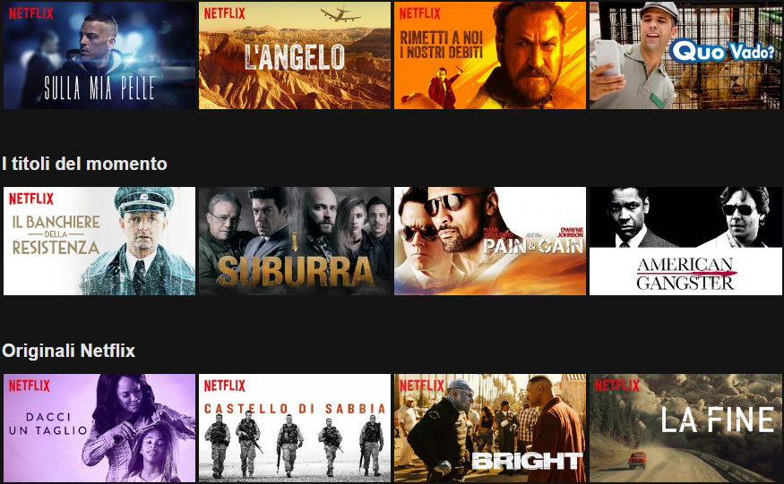 I film più visti su Netflix Settembre 2018