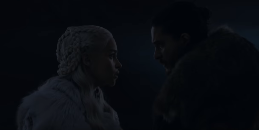 Game of Thrones 8x03 Jon e Daenerys