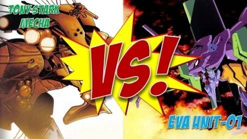 VERSUS! N.4: Iron Man Vs! Evangelion preview