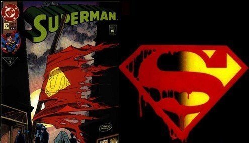 la morte di superman morte
