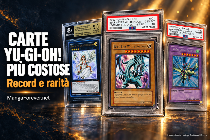 Carte Yu-Gi-Oh! più costose: 10 rarità e vendite da record preview