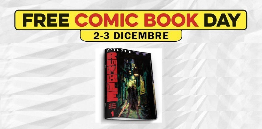 free comic book day 2016 rumble recensione