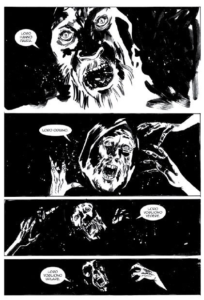 figli del silenzio tavola fumetto edizioni inkiostro ed ink