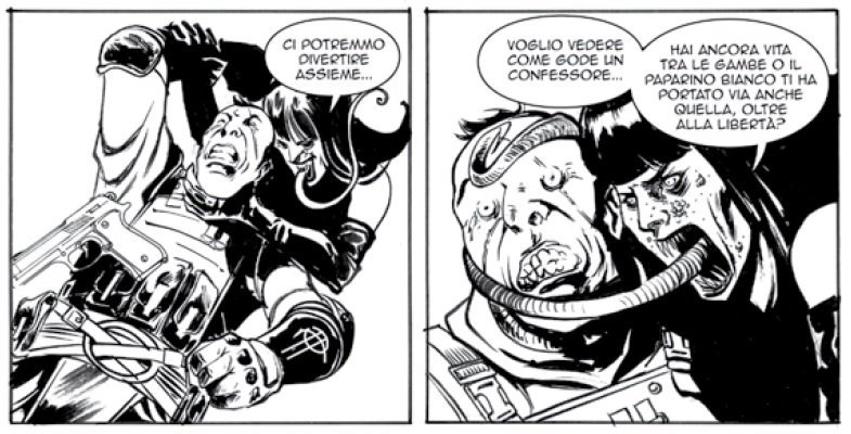 figli del silenzio fumetto tavola