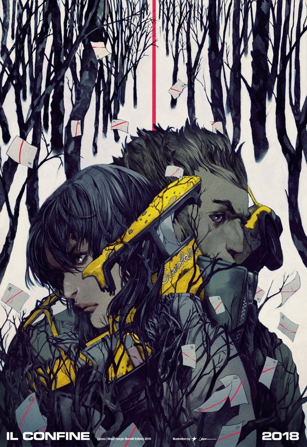 confine bonelli cover copertina poster