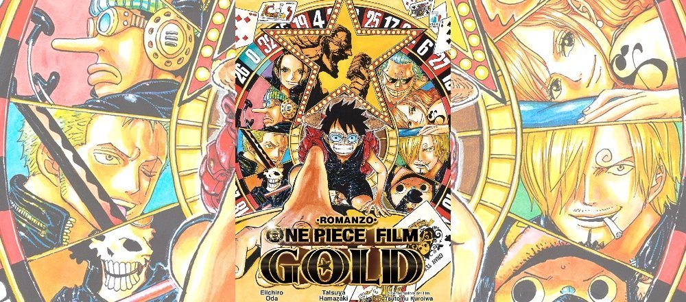 One Piece Gold Romanzo copertina