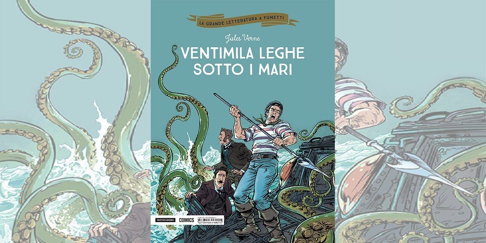 Ventimila Leghe Sotto I Mari – La Grande Letteratura a Fumetti Vol. 17 | Recensione article-post