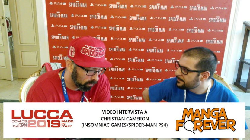 Video Intervista a Christian Cameron (Spider-man PS4, Insomniac Games) | Lucca Comics and Games 2018 preview