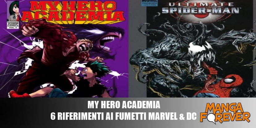 My Hero Academia – 6 riferimenti ai fumetti Marvel e DC preview