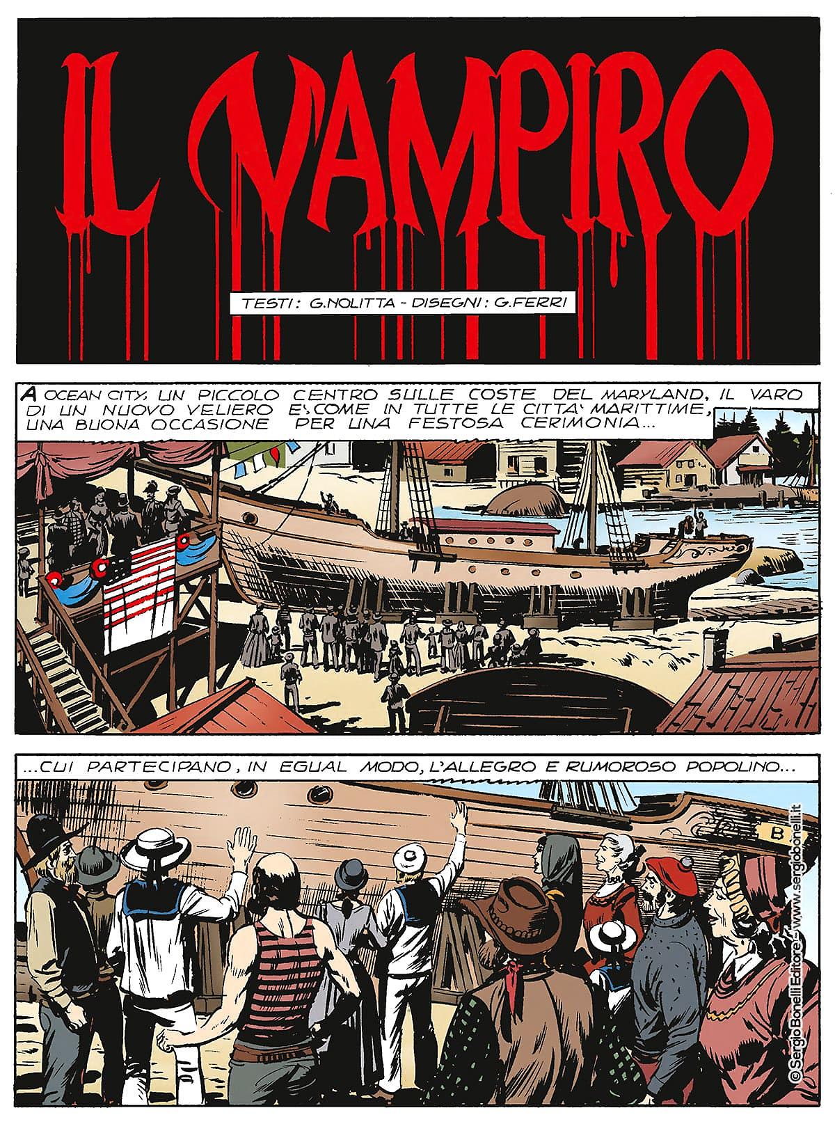 Zagor - Il Vampiro - tavola 1
