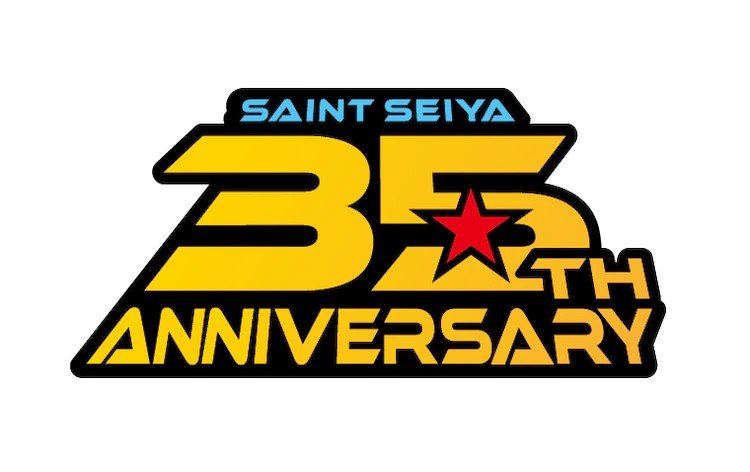 saint seiya 35 anni logo