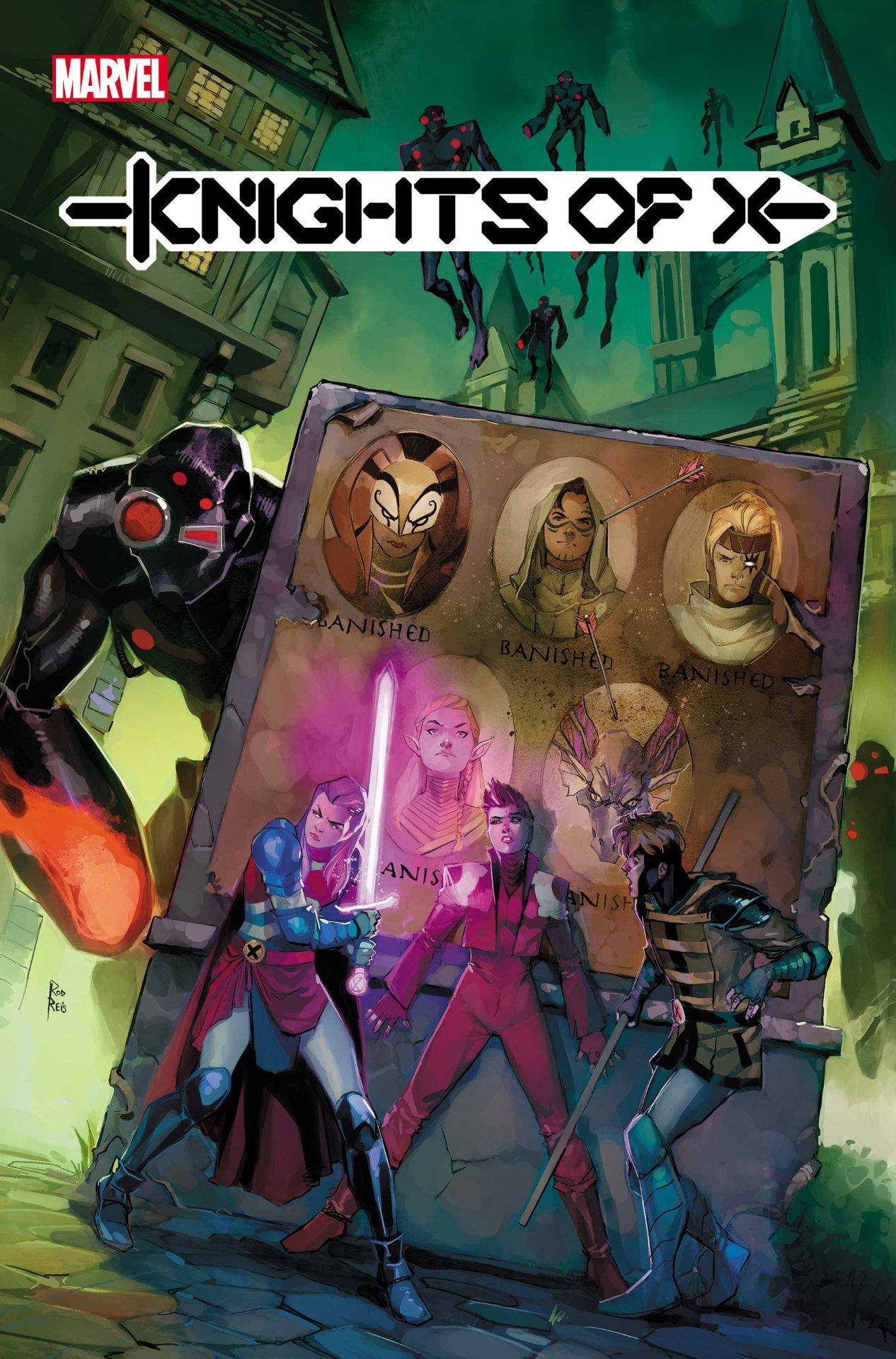 Variant Cover di Knights of X 1 di Rod Reis