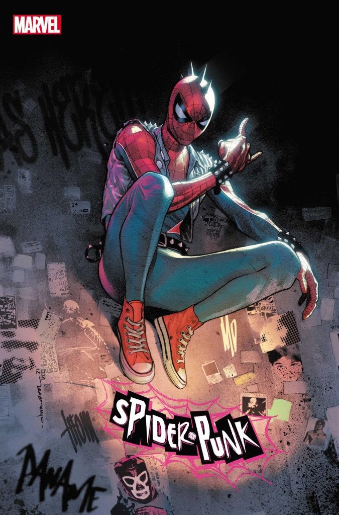 Couverture de Spider-Punk 1, avec le retour de Hobie Brown