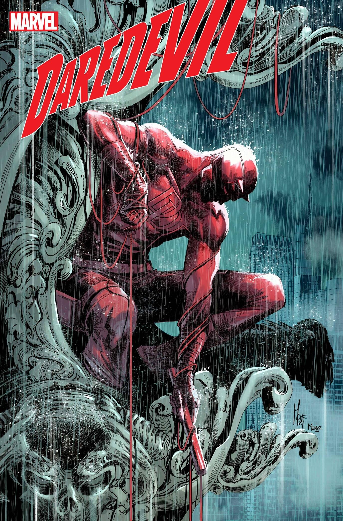 Cover di Daredevil 1 di Chip Zdarsky e Marco Checchetto
