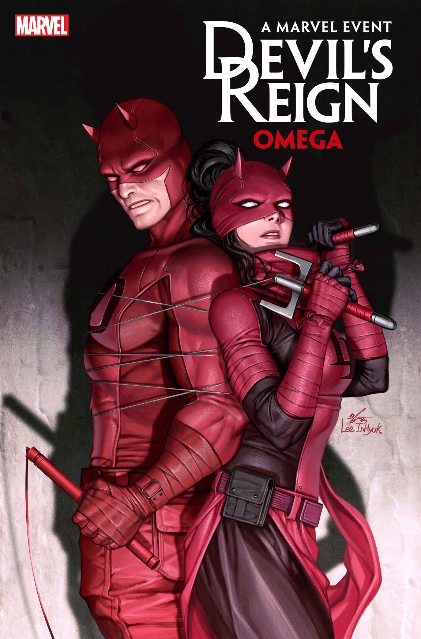Cover dello speciale Devil's Reign Omega di Inhyuk Lee