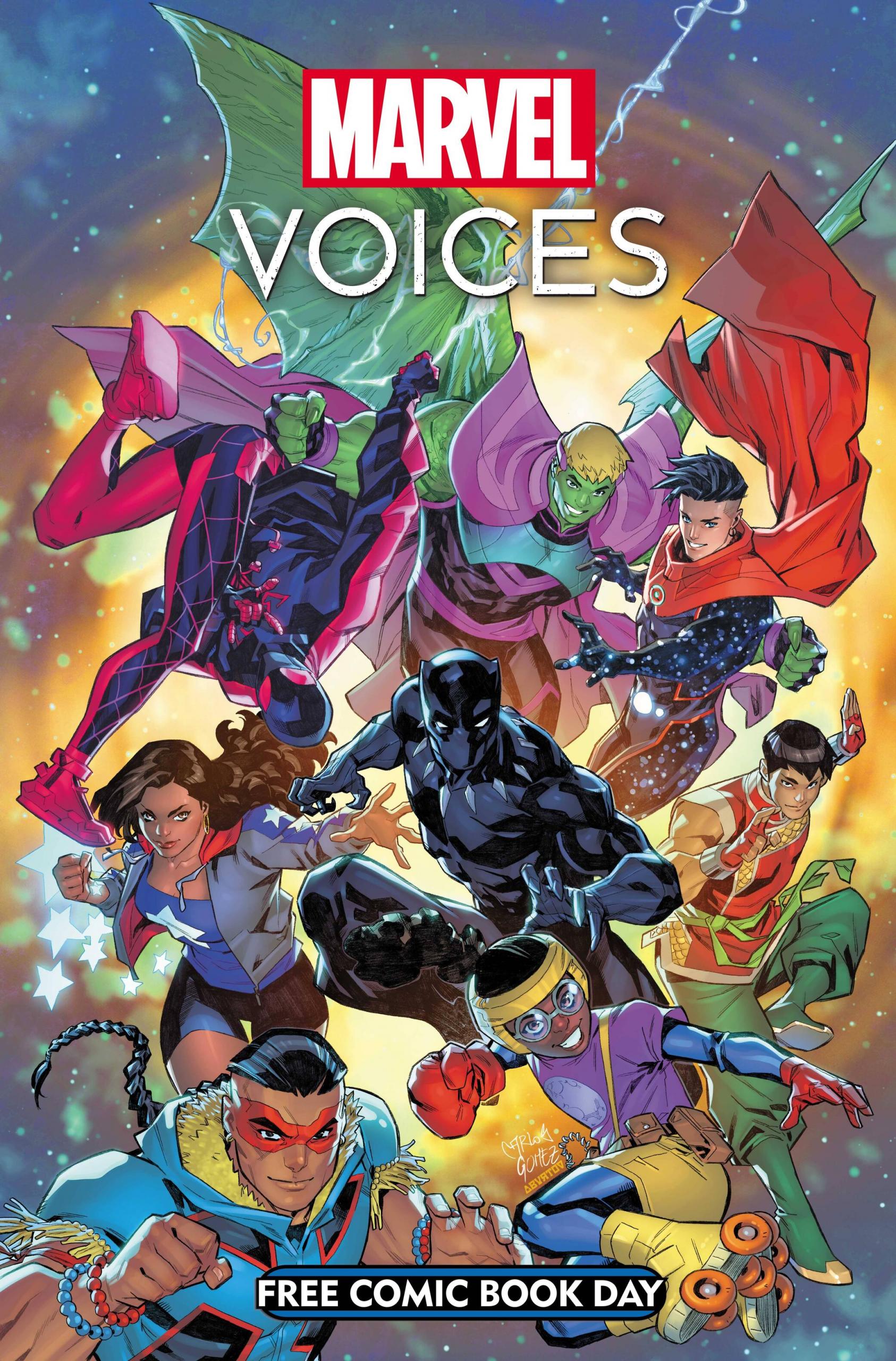 Cover di Free Comic Book Day 2022: Marvel's Voices di Carlos Gomez