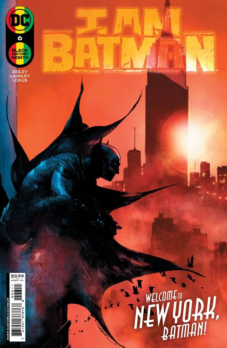 Cover di I Am Batman 6, di Olivier Coipel, primo numero ambientato a New York