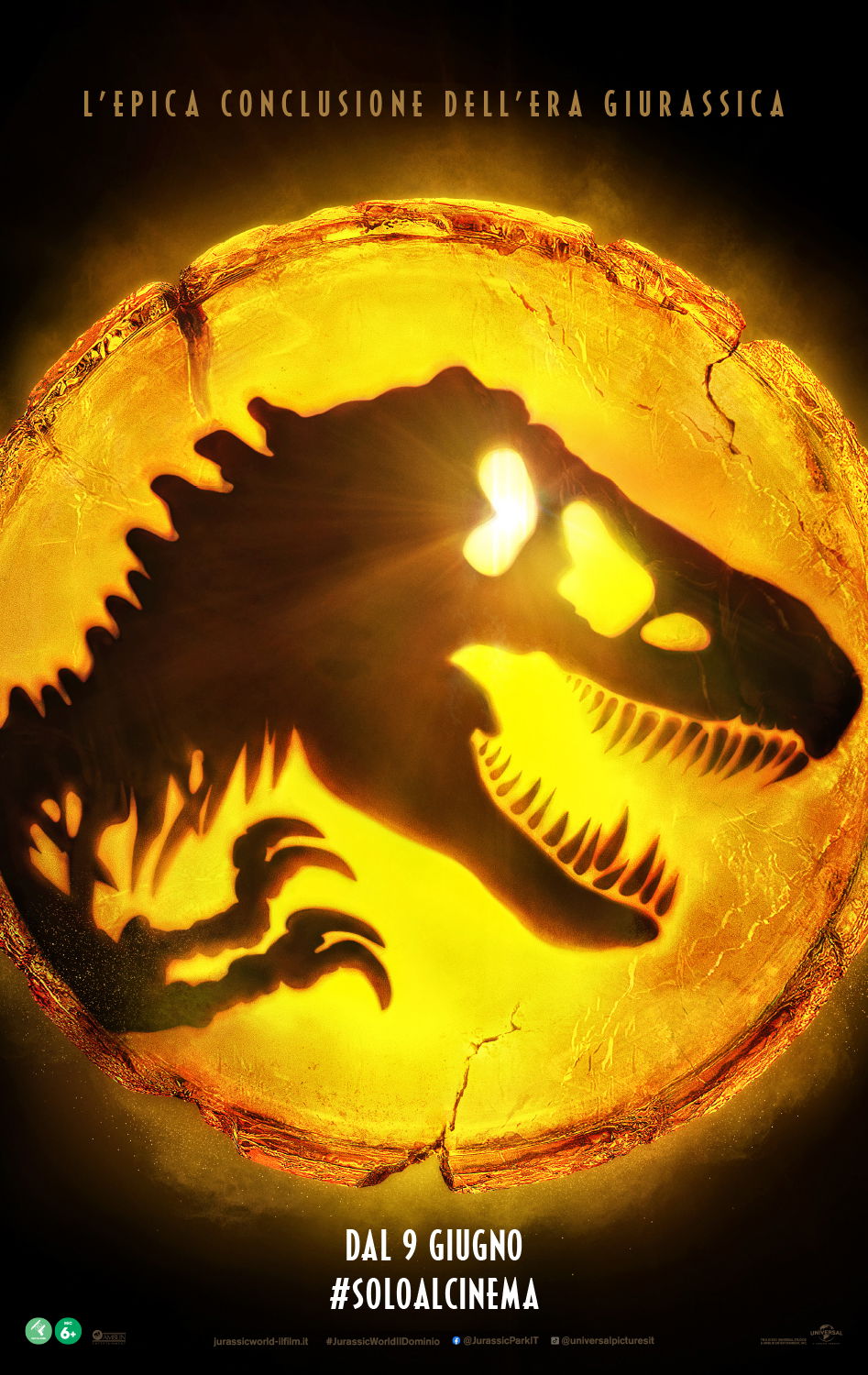 Jurassic World: Il Dominio - nuovo poster e trailer in italiano