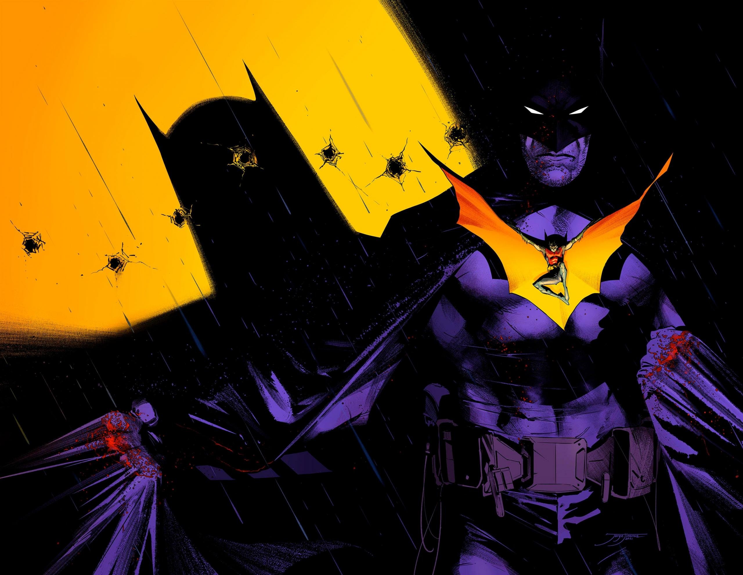 Doppia cover di Batman di Jorge Jimenez, esordio del ciclo di Chip Zdarsky e Jorge Fornes