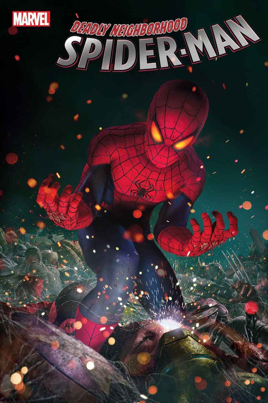 Cover di Deadly Neighborhood Spider-Man 1 di Razzah