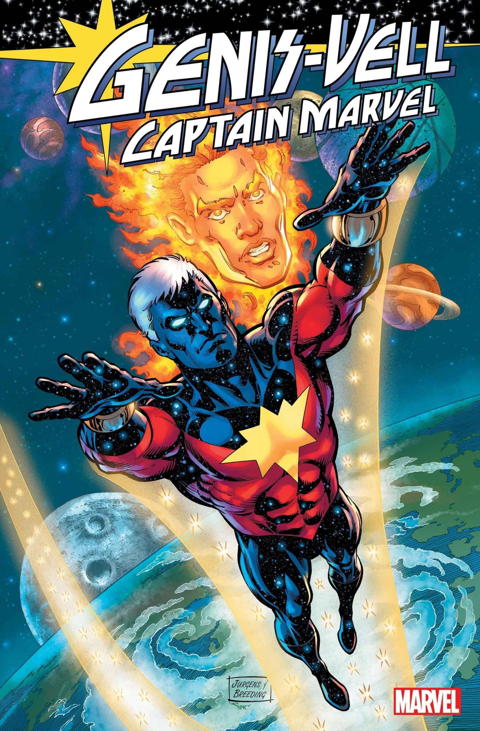 Variant Cover di Genis-Vell: Captain Marvel 1 di Dan Jurgens, il ritorno di Peter David sul personaggio