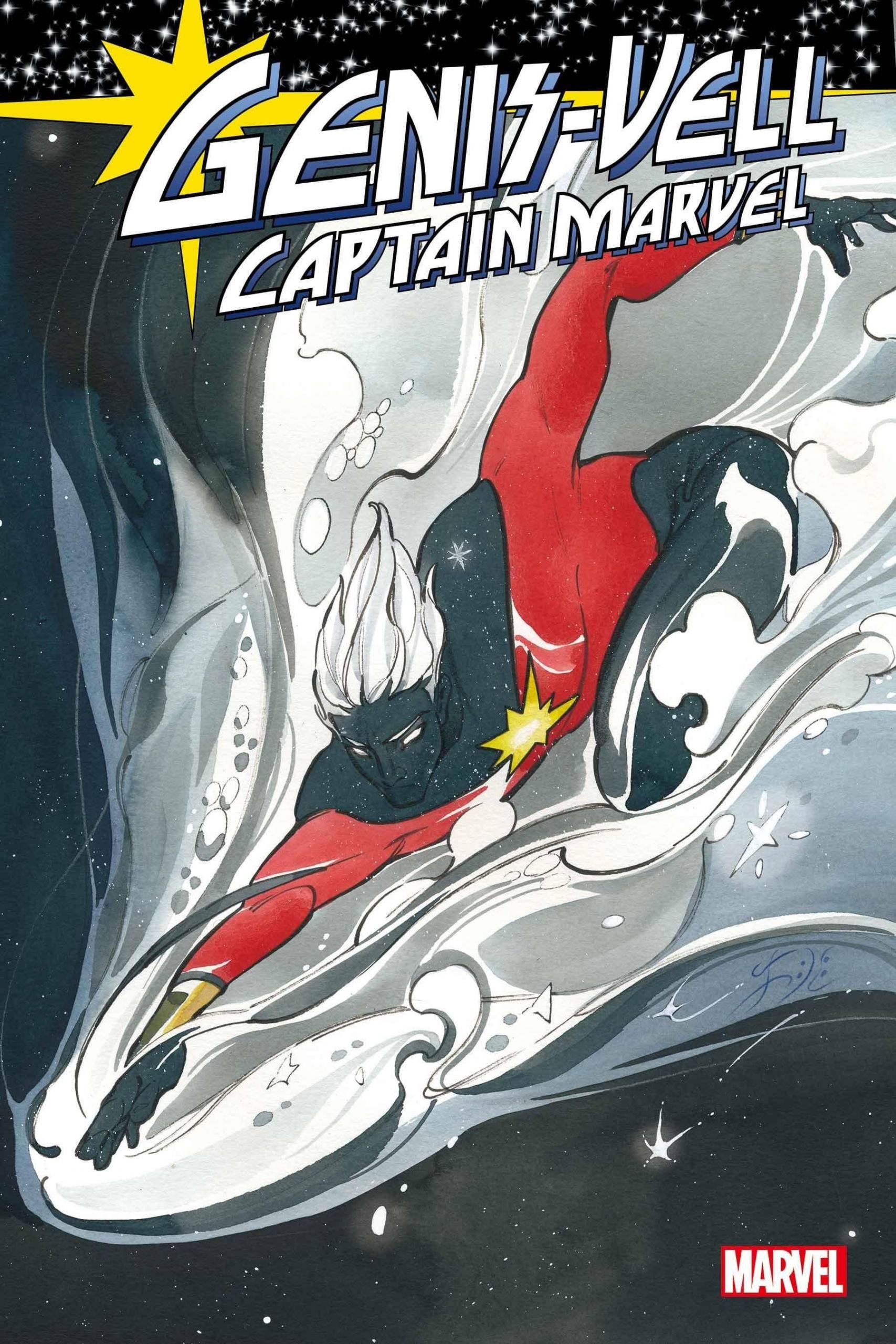 Variant Cover di Genis-Vell: Captain Marvel 1 di Peach Momoko, il ritorno di Peter David sul personaggio