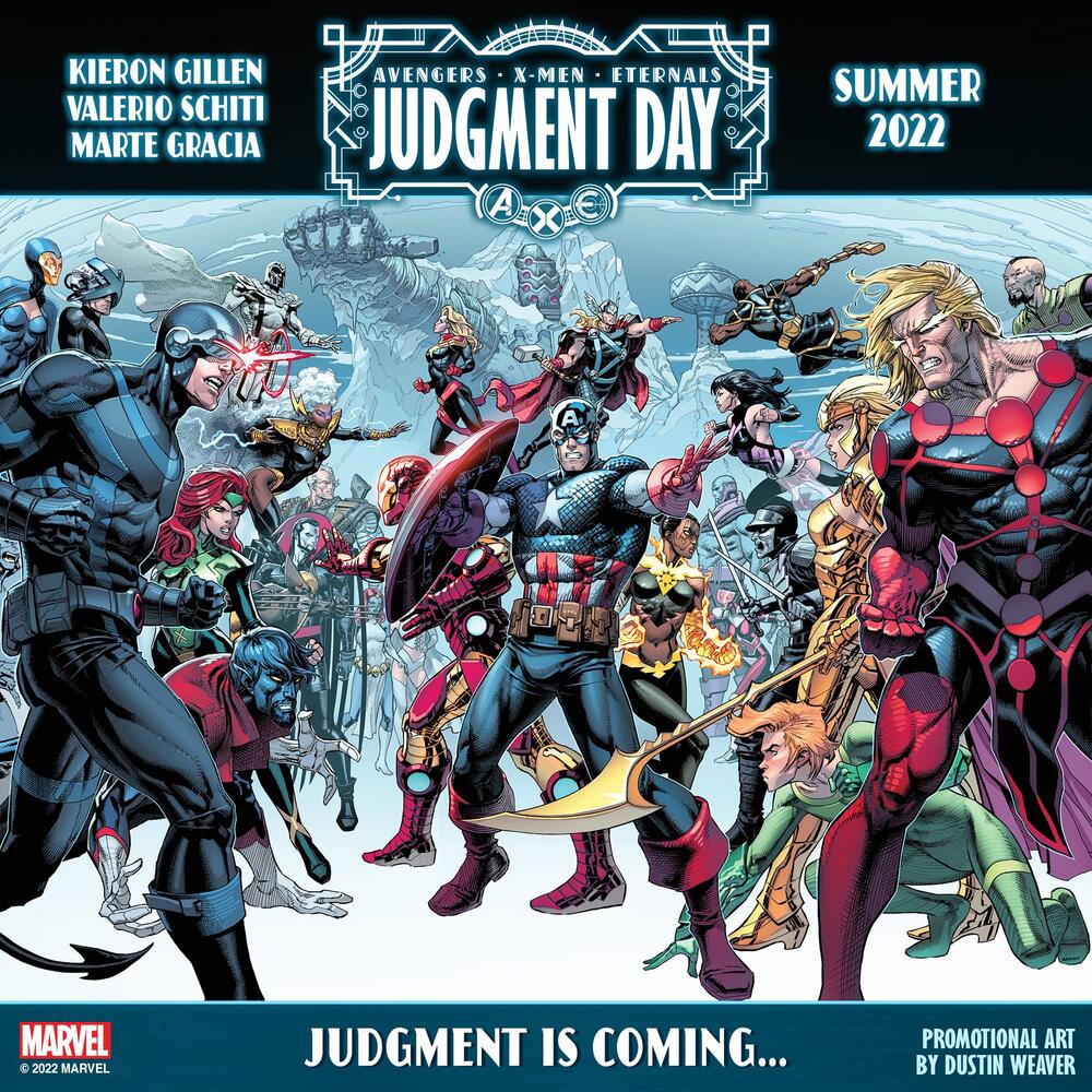 Judgment Day di Kieron Gillen e Valerio Schiti, nel teaser di Dustin Weaver