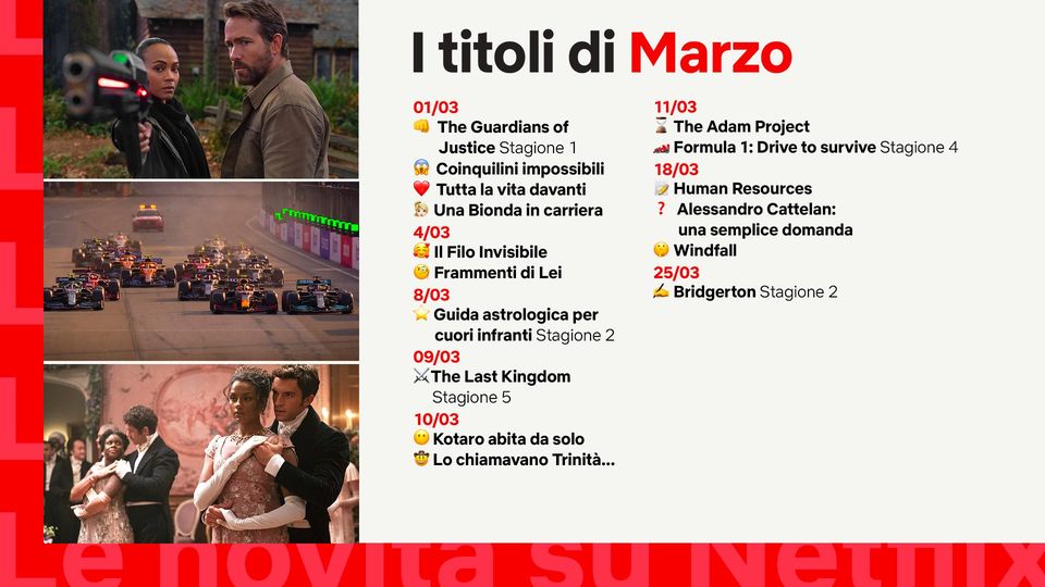 Le novità su Netflix di Marzo 2022