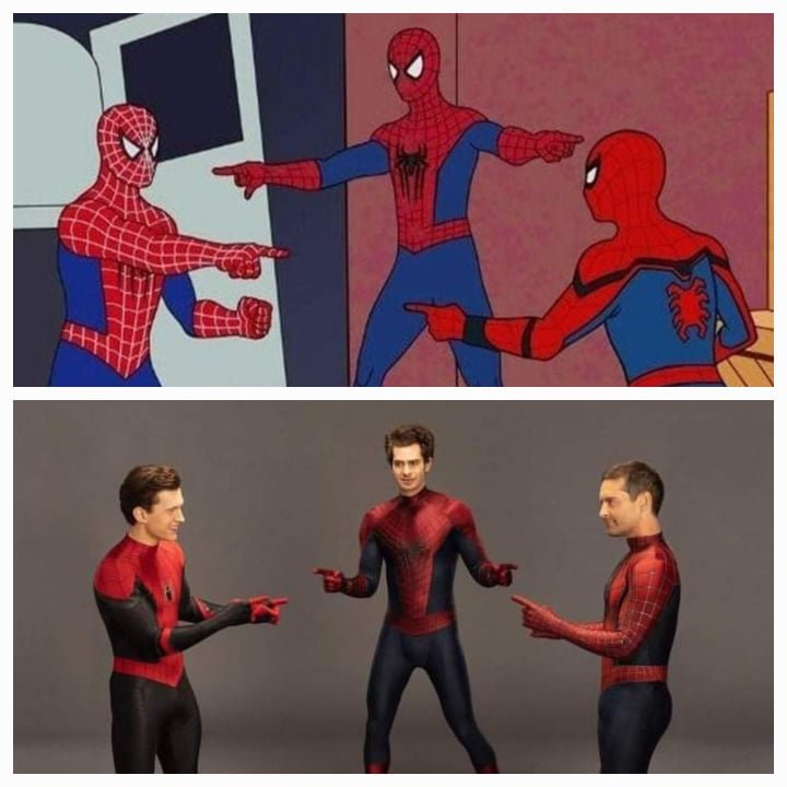 spider man meme confronto
