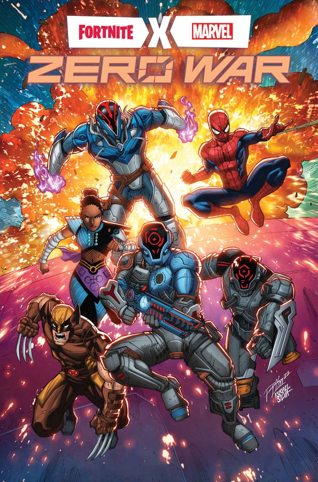 Variant cover di Marvel X Fortnite: Zero War di Ron Lim