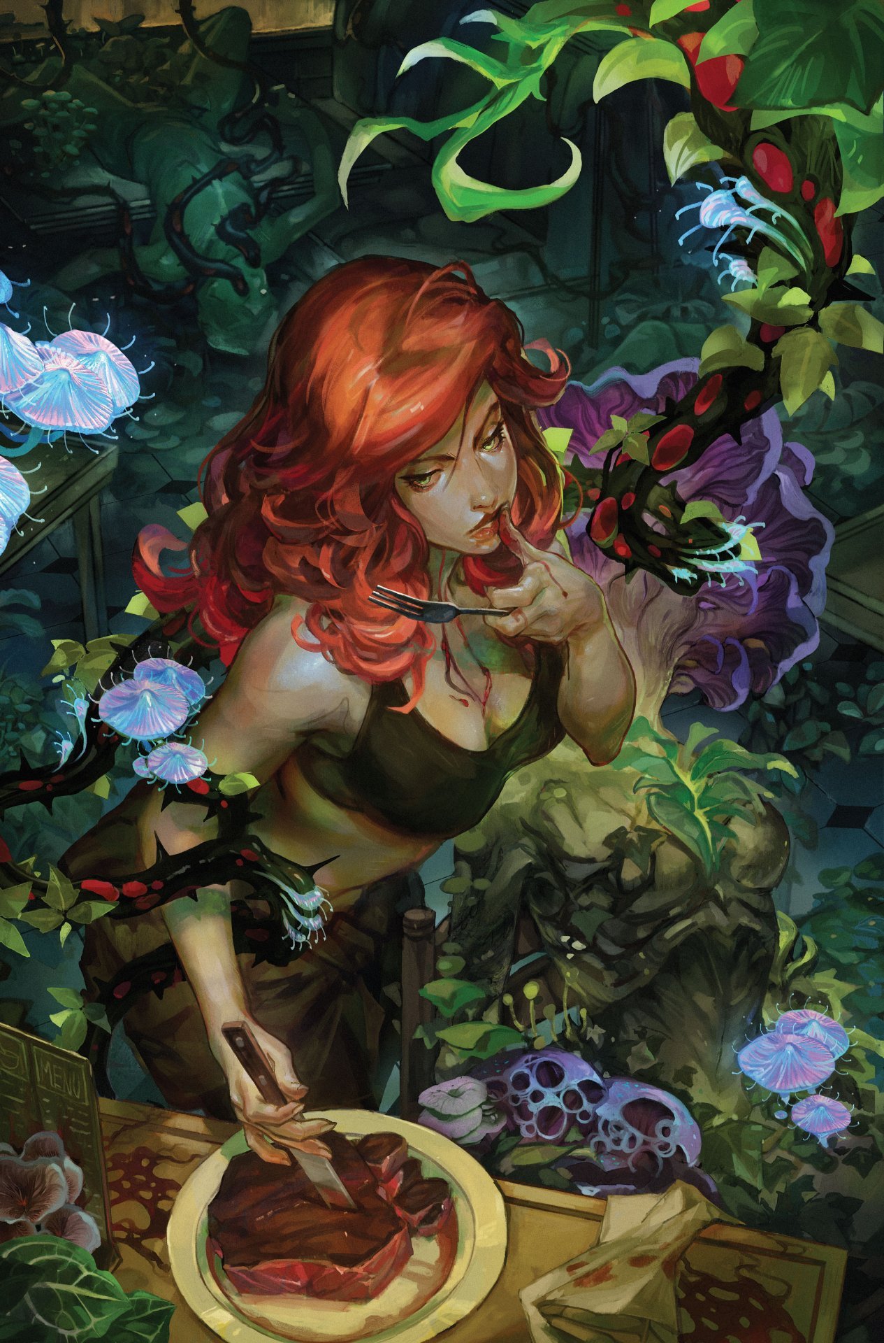 Cover di Poison Ivy 1 di Jessica Fong, in uscita a giugno per le celebrazioni del Pride DC Comics