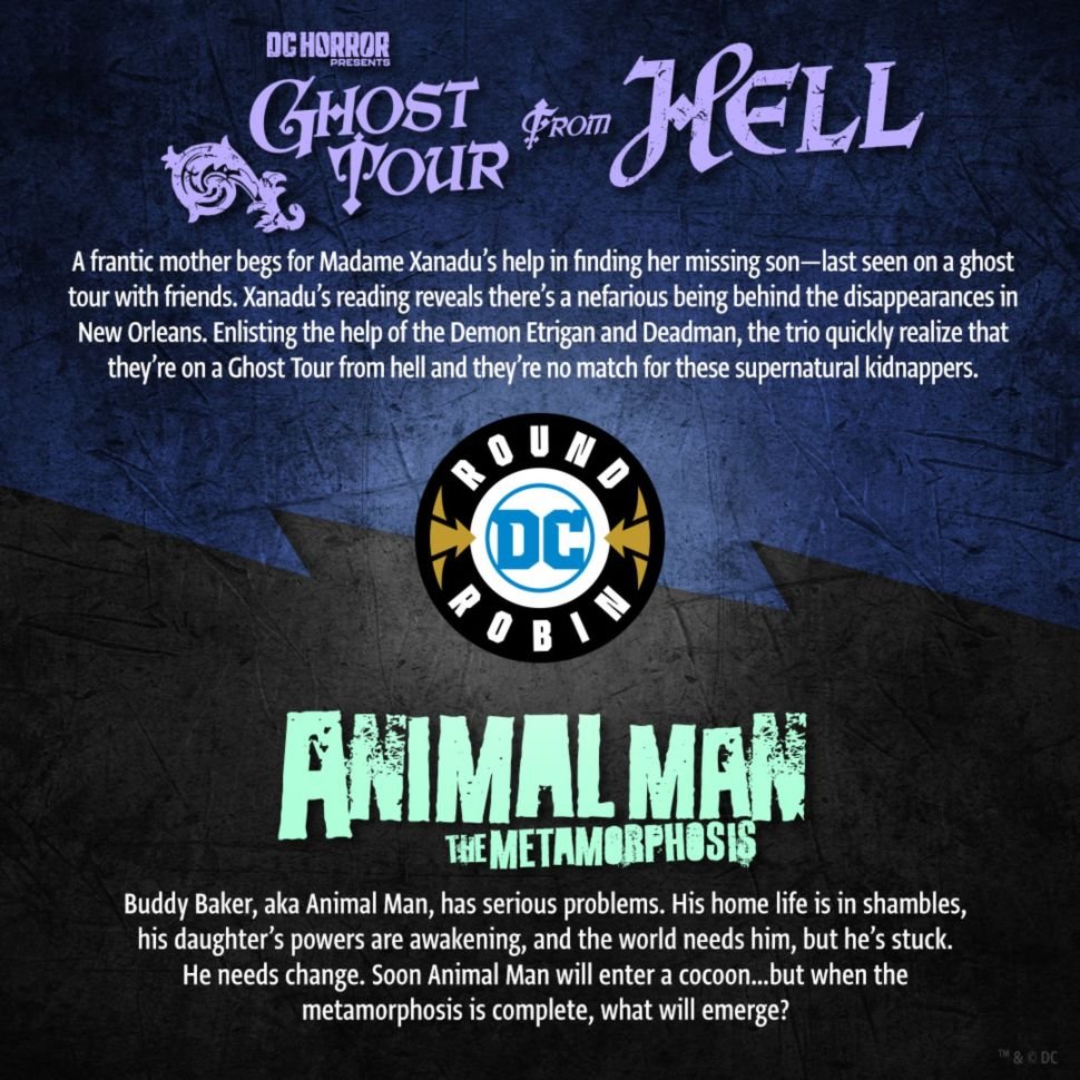 DC Round Robin 2022: DC Horror Presents: Ghost Tour From Hell vs. Animal Man: The Metamorphosis