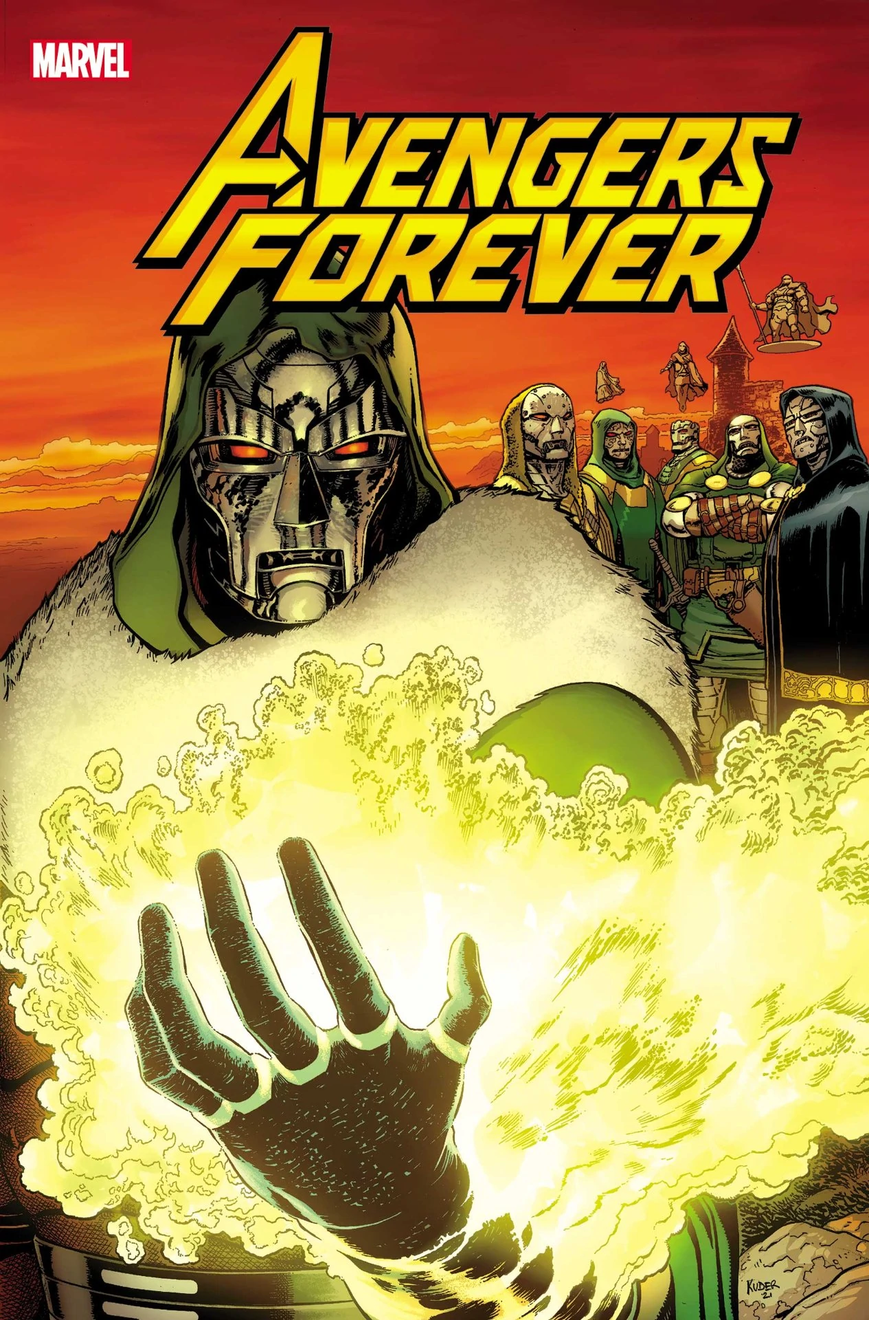 Cover di Avengers Forever 5, di Aaron Kuder
