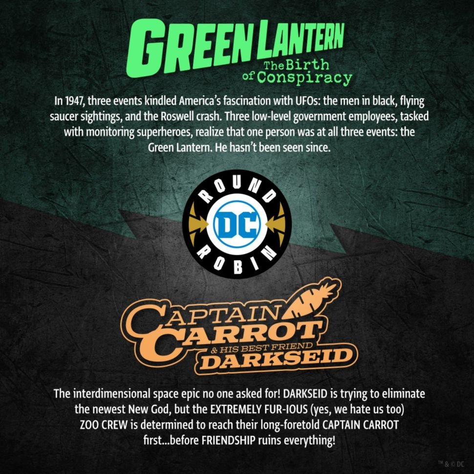 DC Round Robin 2022: Green Lantern: The Birth of Conspiracy vs. Captain Carrot & His Best Friend Darkseid