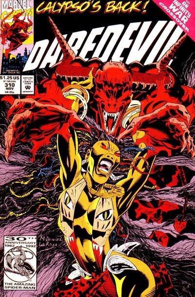 Cover di Daredevil 310 di Scott McDaniel