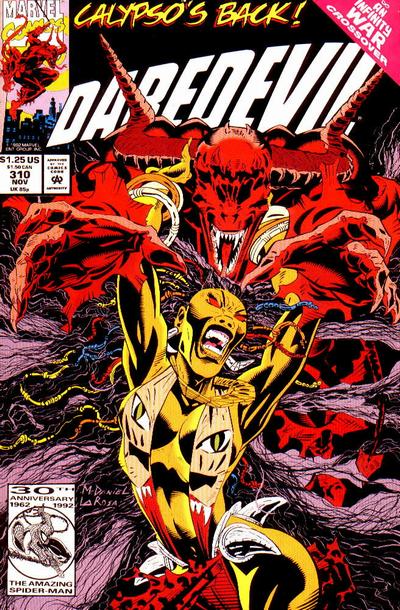 Cover di Daredevil 310 di Scott McDaniel