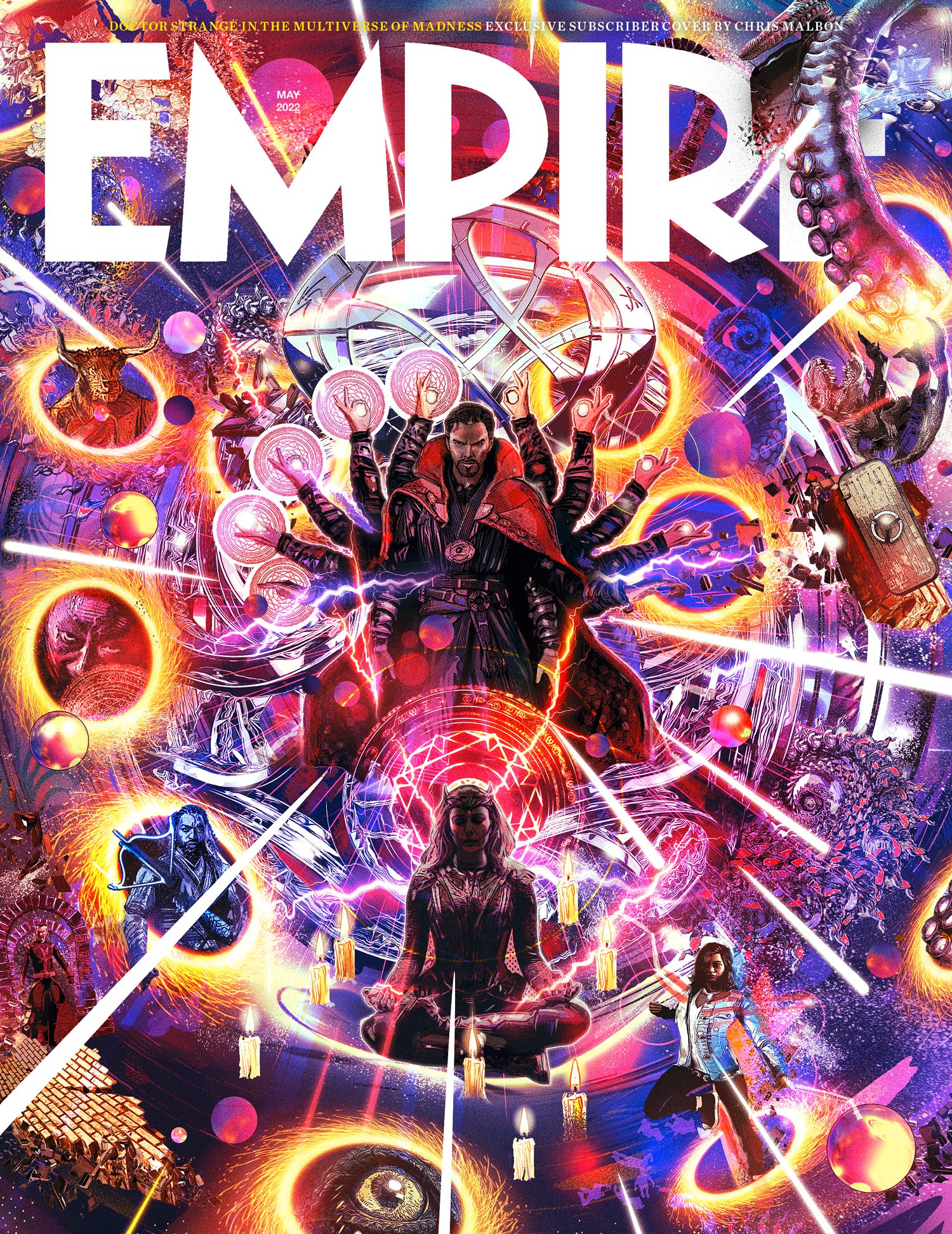 La seconda copertina di Empire dedicata a Doctor Strange Multiverse of Madness