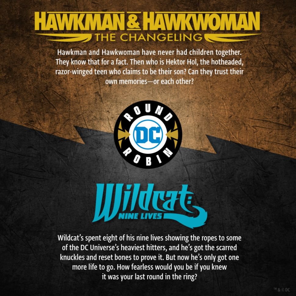 DC Round Robin 2022: Hawkman & Hawkwoman: The Changeling vs. Wildcat: Nine Lives
