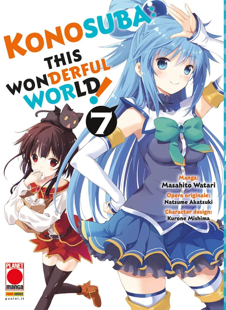 Konosuba! This Wonderful World 7 tra le uscite Planet Manga del 31 Marzo 2022
