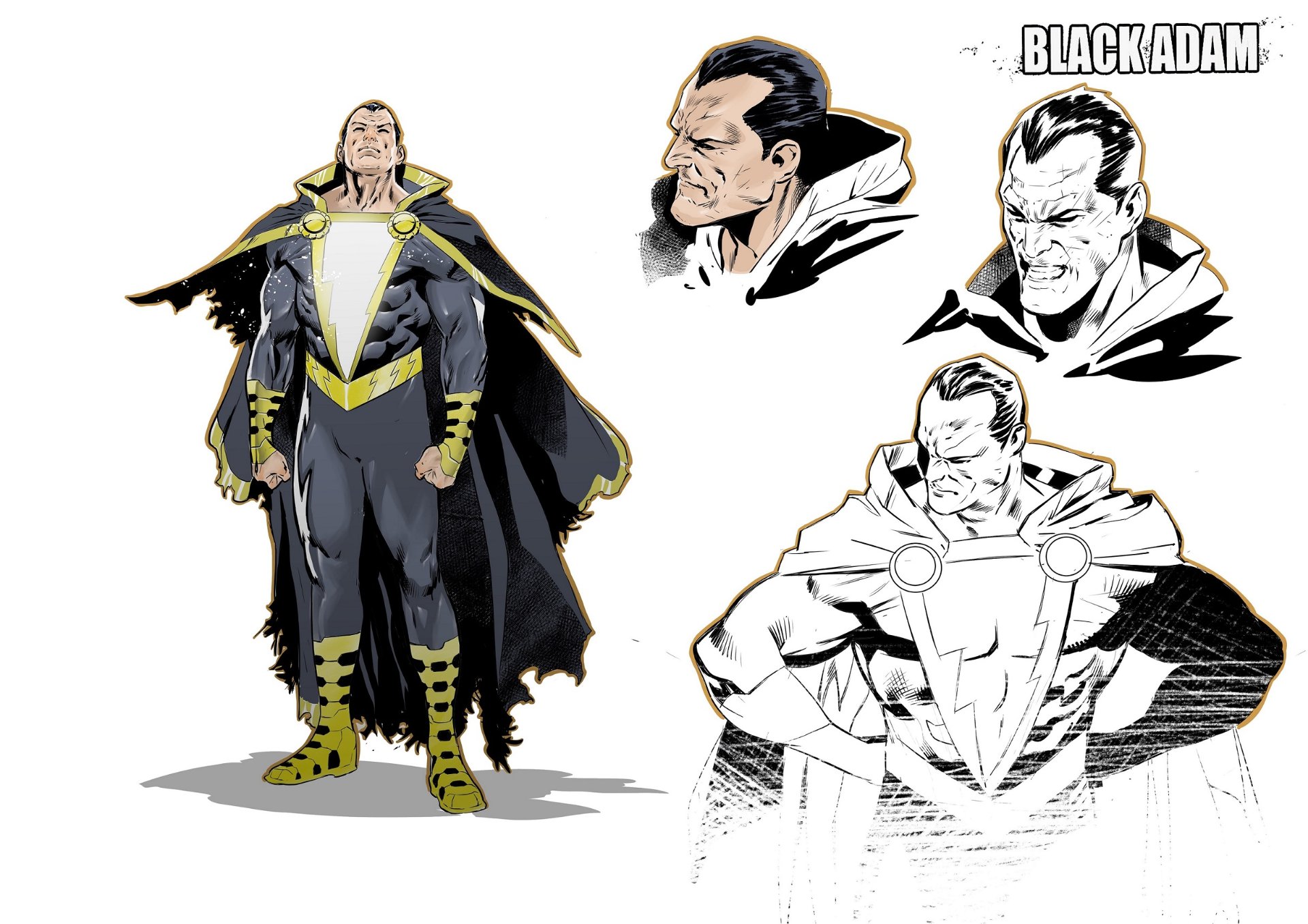 Il design di Rafa Sandoval di Black Adam per la nuova serie