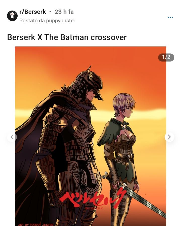 The Batman di Reeves e Berserk di Kentaro Miura si incontrano in un crossover meraviglioso