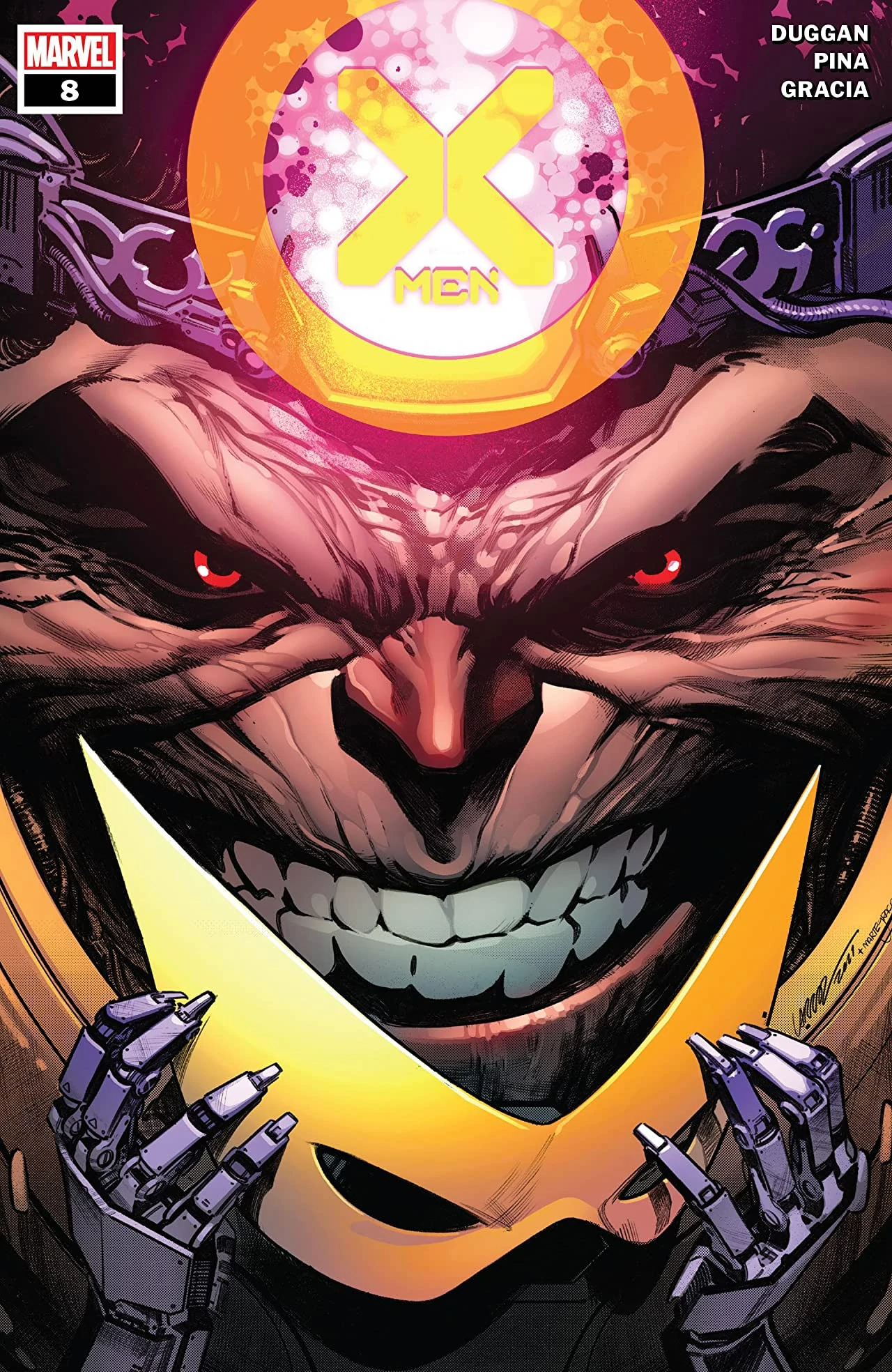 Cover di X-Men 8 di Pepe Larraz, tra le uscite Panini Marvel Italia di Maggio 2022
