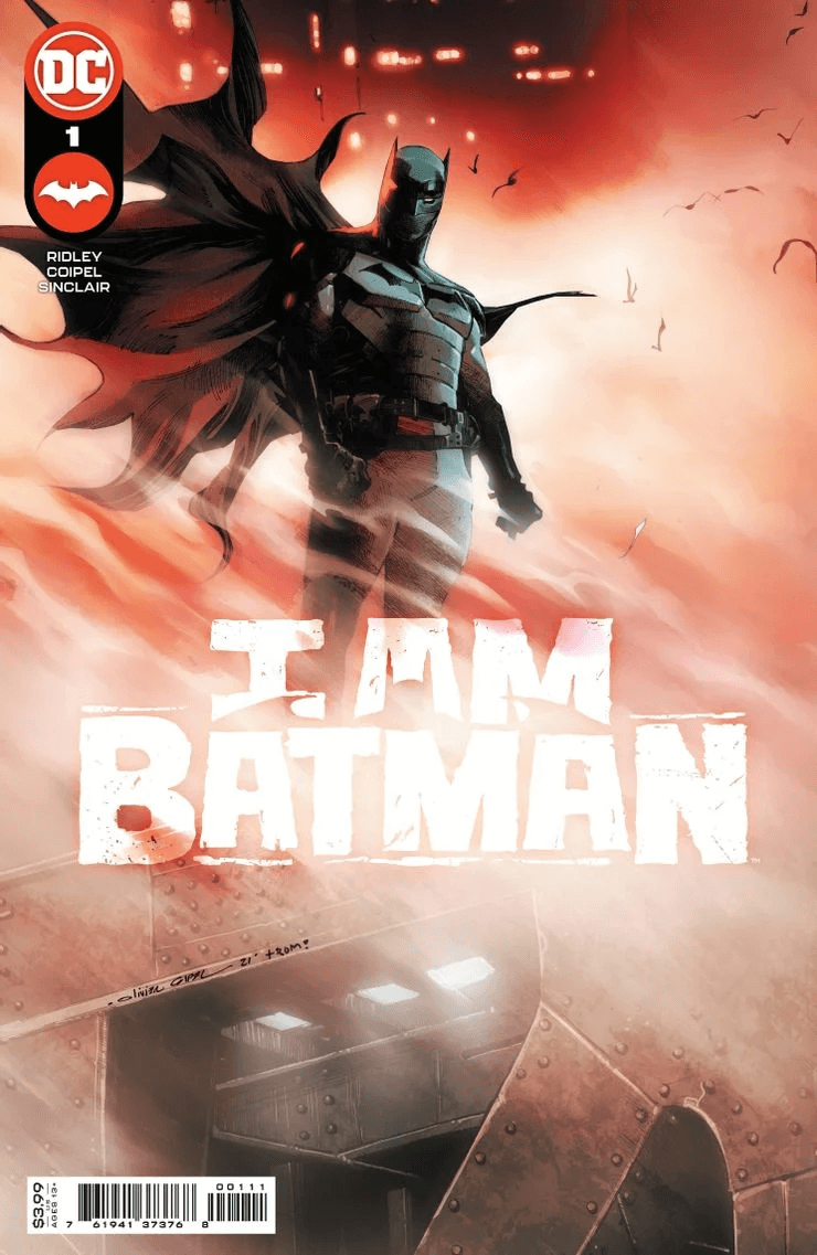 Cover di Io Sono Batman: Un Nuovo Cavaliere Oscuro di Olivier Coipel, tra le uscite Panini DC Italia di Maggio 2022