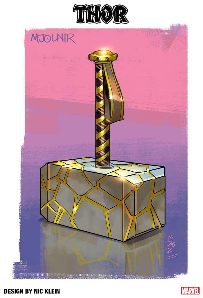 Il design del "nuovo" Mjolnir di Nic Klein