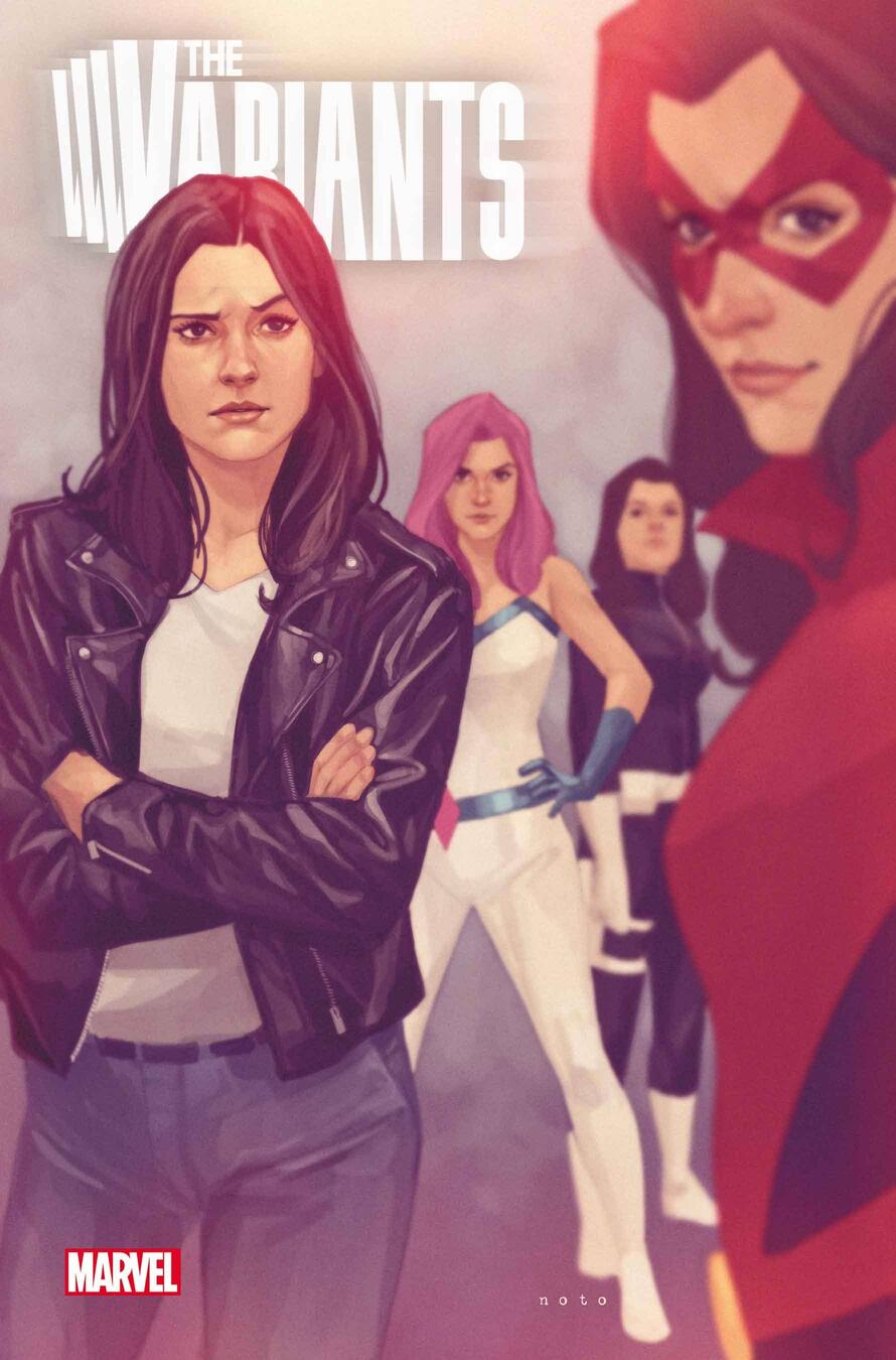 Cover di The Variants 1, miniserie di Jessica Jones di Gail Simone e Phil Noto
