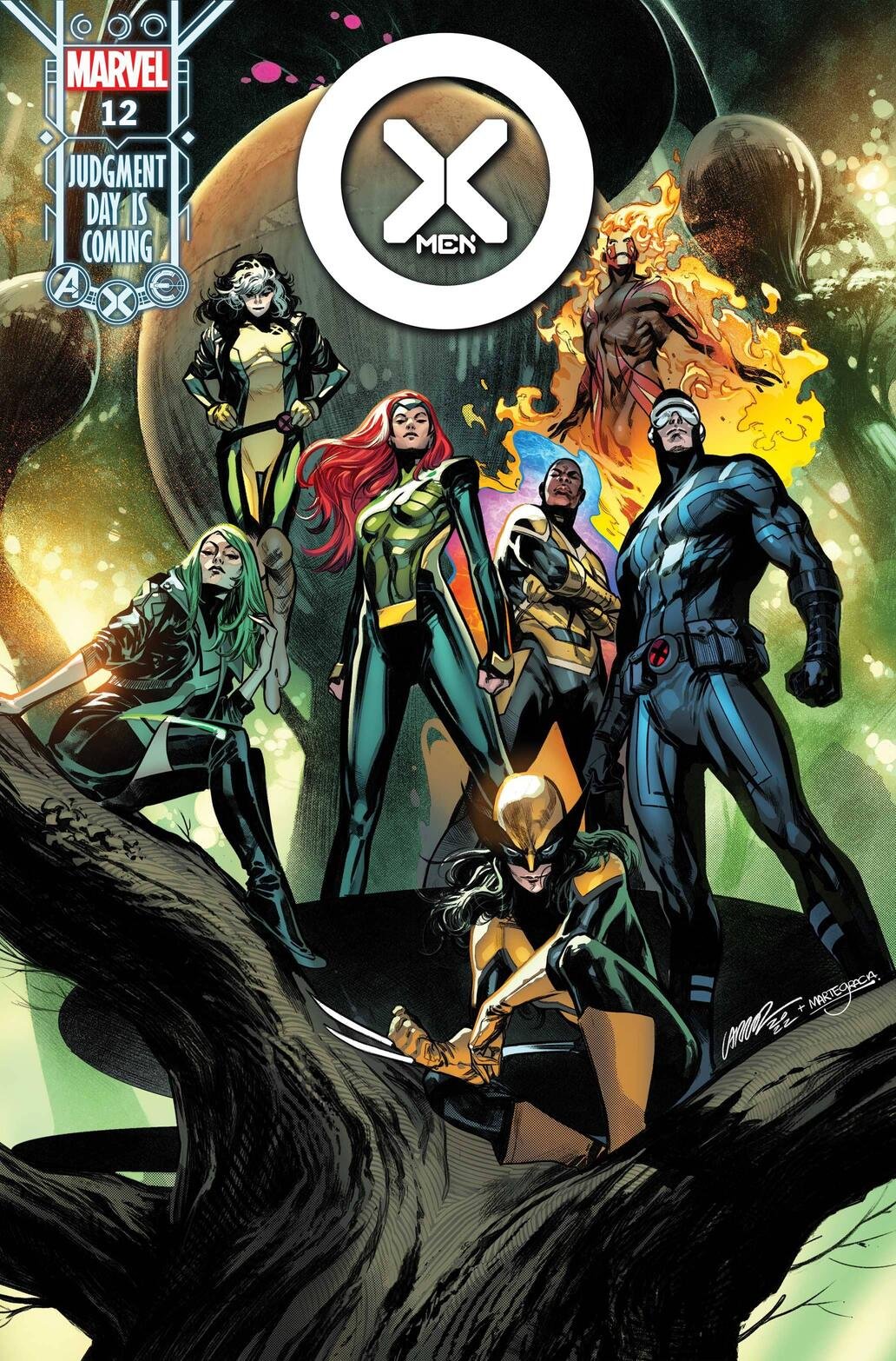 Cover di X-Men 12 di Pepe Larraz, prologo a Hellfire Gala e Judgment Day