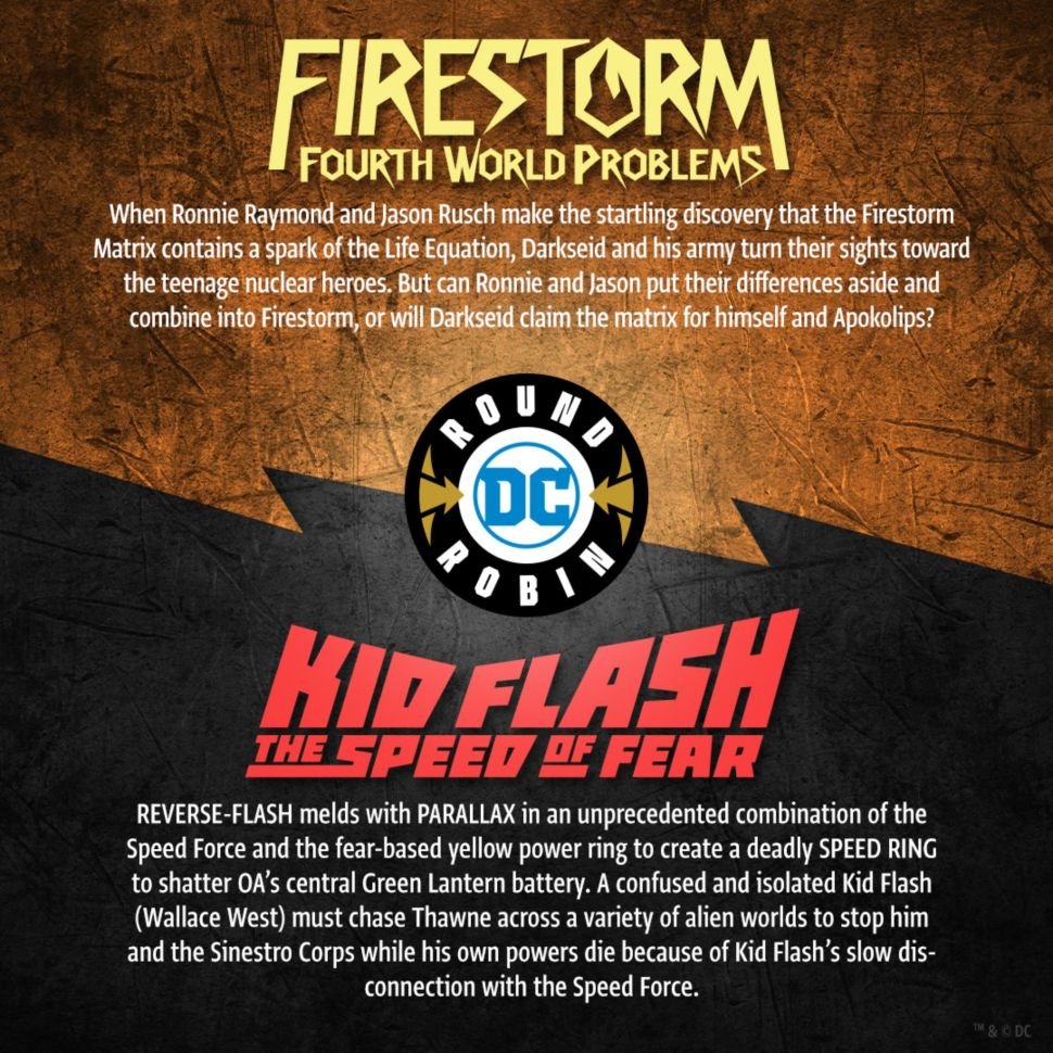 DC Round Robin 2022: Firestorm: Fourth World Problems vs. Kid Flash: The Speed of Fear