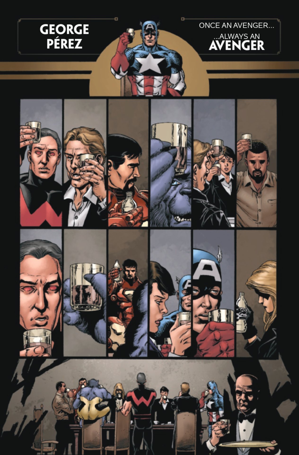 Il tributo a George Perez in Avengers #55